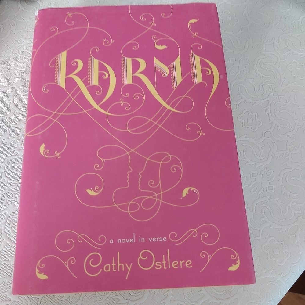 🤯2/$15 Karma by Cathy Ostlere - hardcover book